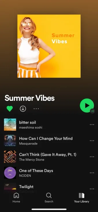 Summer Vibes Playlist - Spotify