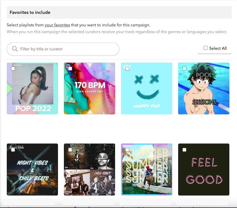 playlistpush com curator