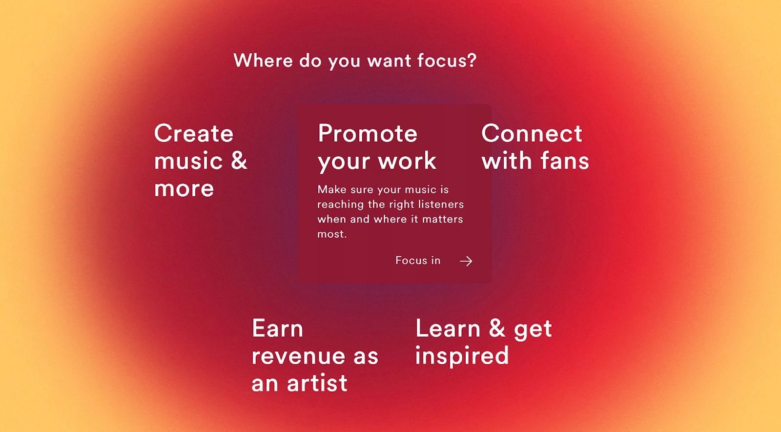 Spotify’s ‘In Focus’ gives you a free manager?